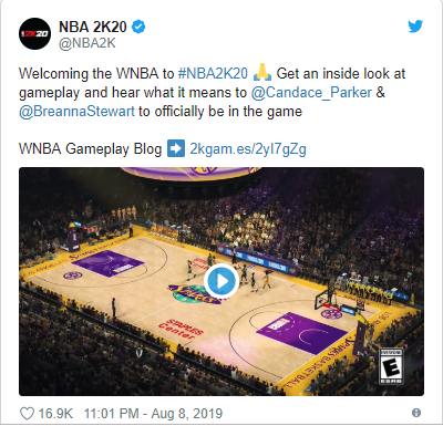 Nba 2k20 To Add Wnba Players For First Time - r6 nba world roblox